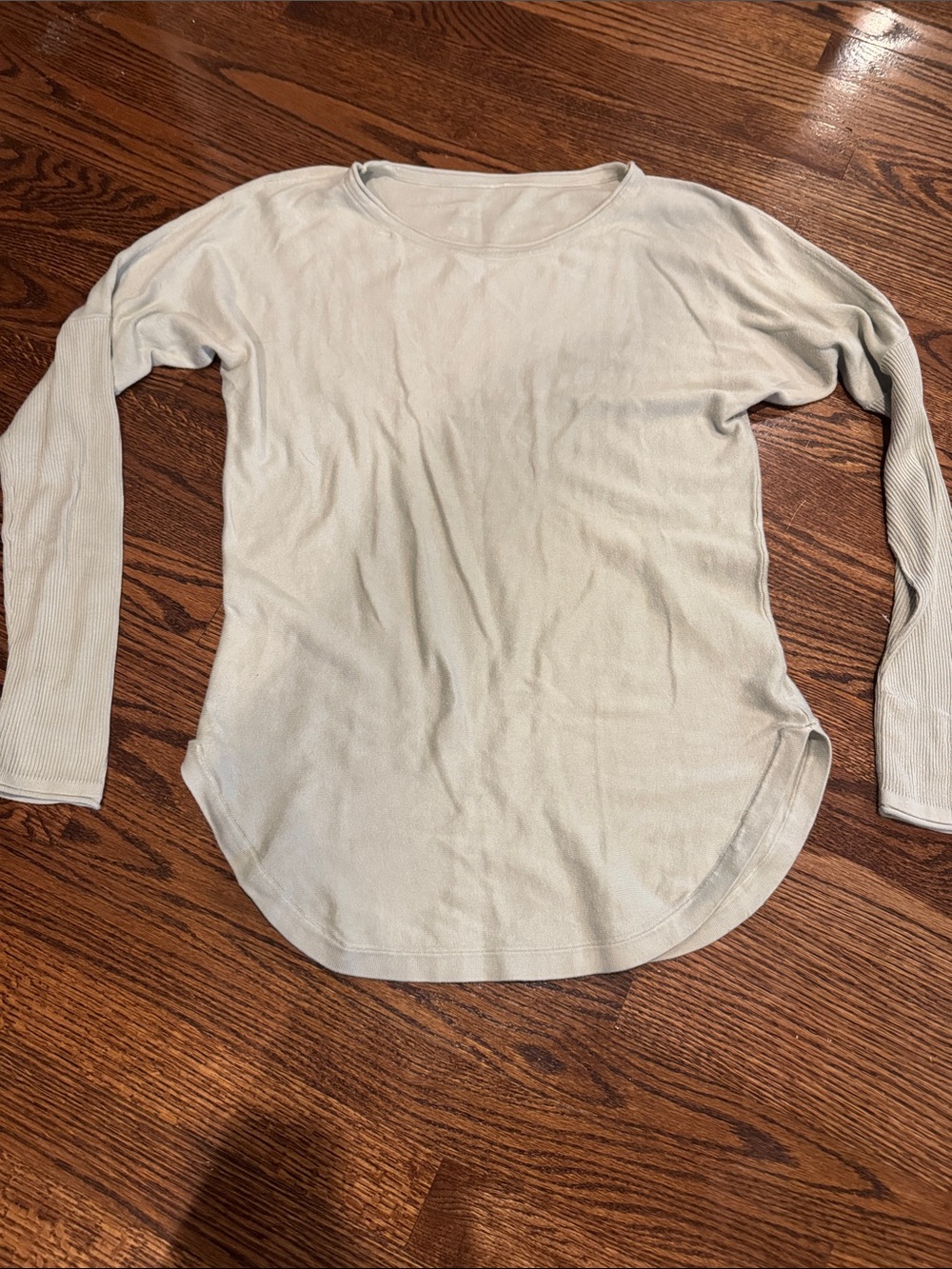 Lululemon 100% Cotton Sweater in a Light Sage